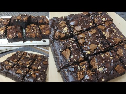 The Best Fudgy Brownie Recipe||Simple Way of Making The Perfect Fudgy Browni||Chocolate Fudge Browni