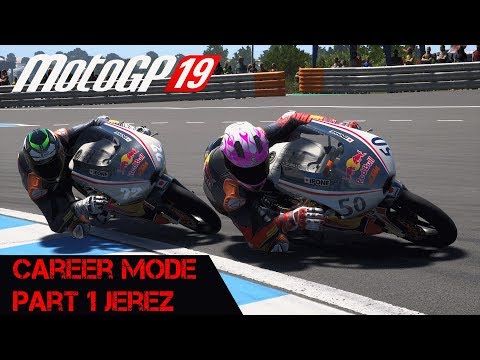 Motogp 19 Career Mode Part 1 - HOW FAST?! (Red Bull Rookies Jerez)