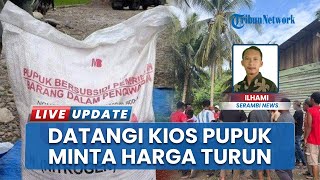 Warga Trumon Datangi Kios Pupuk Subsidi, Desak Harga Pupuk Diturunkan