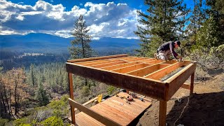 Building an observation deck on Everstoke's most beautiful spot