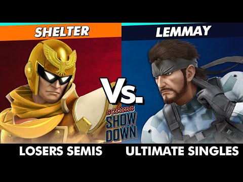 Scrims Showdown 69 Losers Semis - Shelter (Captain Falcon, DK) Vs. Lemmay (Snake) SSBU Ultimate