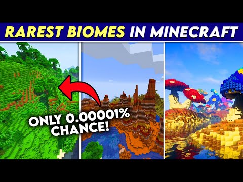 Top 10 *RAREST* Biomes In Minecraft Only A Few Know About