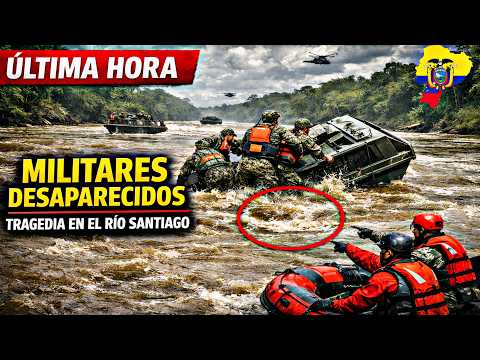 🚨ÚLTIMA HORA: Dos militares desaparecidos tras volcamiento de lancha en Morona Santiago