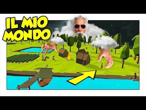 COSTRUISCO UN MONDO INTERO CON I MIEI POTERI DIVINI! - Realtà Virtuale Deisim ITA (HTC Vive)