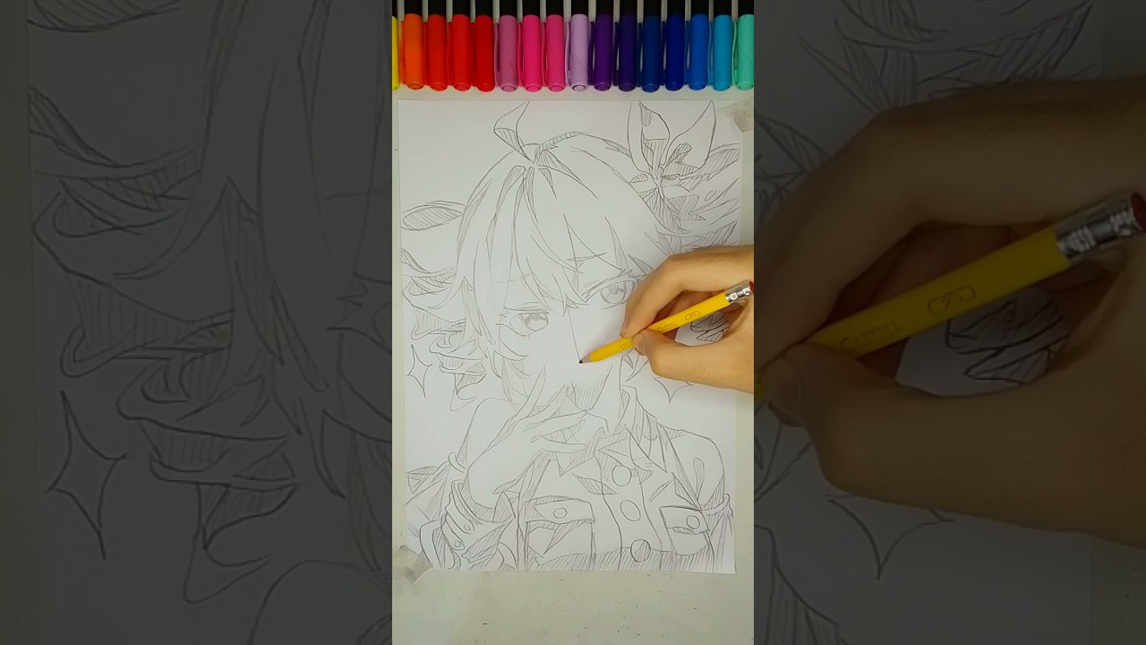 How to draw Kasane Teto face ❤✨ #art #kasaneteto #howtodraw