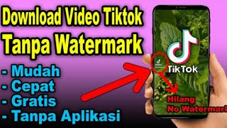 cara download video tiktok tanpa watermark terbaru Mp4 3GP & Mp3