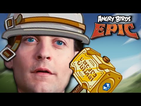 Angry Birds Epic but i accidentally discovered the funniest strategy