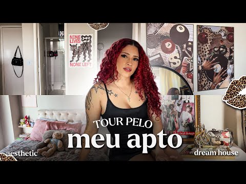 tour pelo meu apê: aesthetic & real 🐆🌟💋 (casa com cara de casa)
