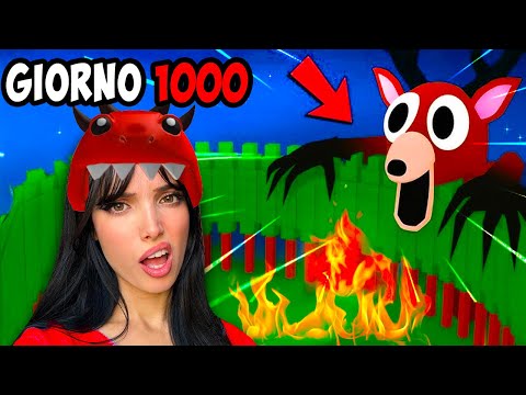 SURVIVE 1000 NIGHTS IN THE FOREST on ROBLOX!