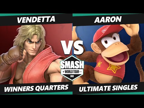 SWT NA Southeast Online Qualifier Match - Vendetta (Ken, Ryu) Vs. Aaron (Diddy Kong) SSBU Ultimate