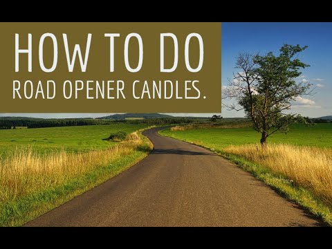 HOW TO PREPARE ROAD OPENER CANDLES FOR A ROAD OPENER SPELL.