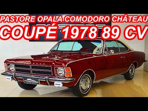 PASTORE Chevrolet Opala Comodoro Château Coupé 1978 RWD MT4 2.5 89 cv 18 mkgf