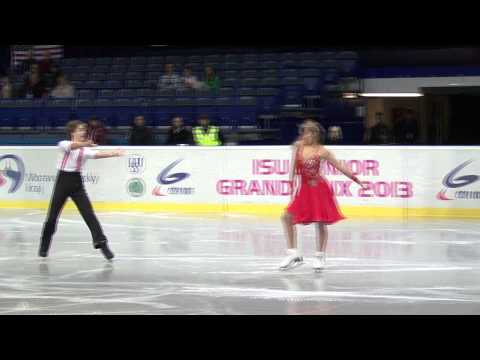 1 C. MOSCHENI / A. LUKACS (HUN) - ISU JGP Czech Skate 2013 Junior Ice Dance Short Dance