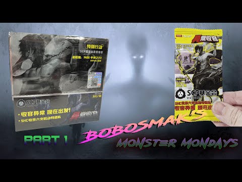 Monster Mondays!! YELLOW Box Part 1 - Unboxing SCP cards from China (YCSR10301)