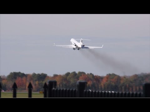 Loud 1969 Gulfstream II Takeoff from PTK - Elvis Presley's Jet - | N36PN | HD Video
