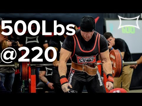 500lb Bench Press Attempt @ 220lbs Bodyweight