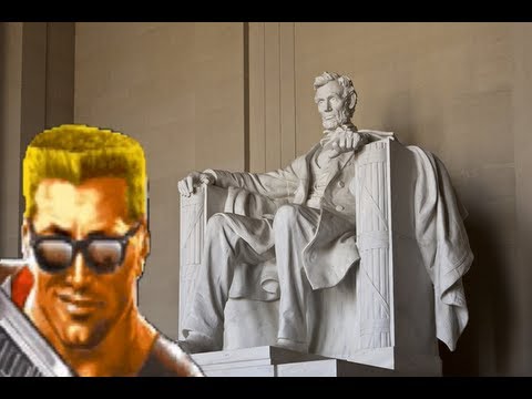 Duke Nukem Reeeeeeeally Likes The Lincoln Memorial