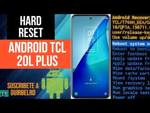 HARD RESET/ reset para Android TCL 20L Plus