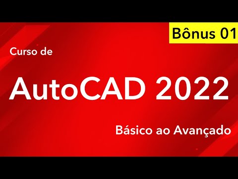 Curso de AutoCAD 2022 Do Básico ao Avançado - Aula Bônus 01 Escada Monolítica - Autocriativo