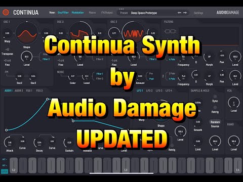 Continua Morphing Synth - UPDATED - New Proem Bank - 100 Free Presets - New Browser