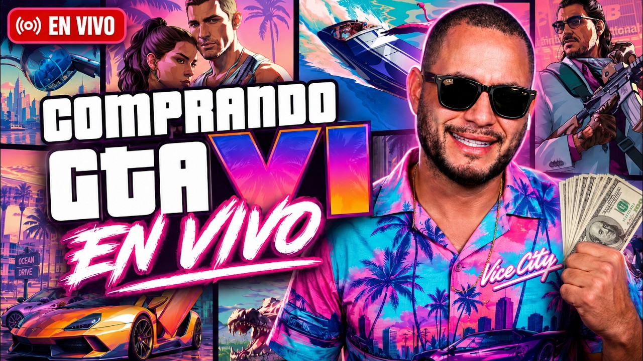 COMPRANDO GRAND THEFT AUTO 6 EN VIVO (ACTIVO)