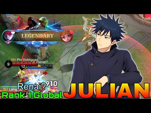 Legendary Julian 83% Win Rate - Top 1 Global Julian by Renai? - Mobile Legends