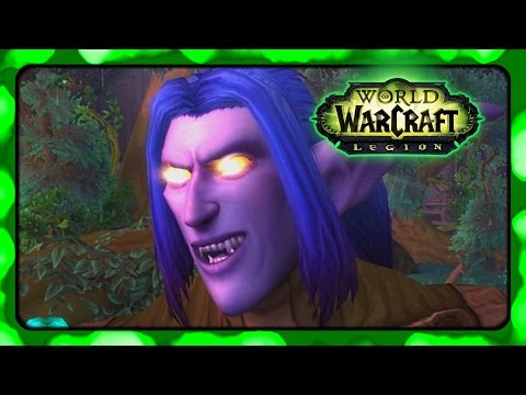 WOW Legion 🌟 Cenarius Rejects Illidan (Memory) - Cutscene