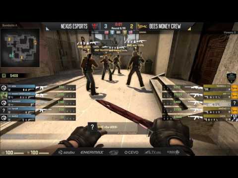 RGN Pro Series NA Open Qualifiers Grand Finals Bees Money Crew vs Nexus eSports BO5 Map 1 Mirage