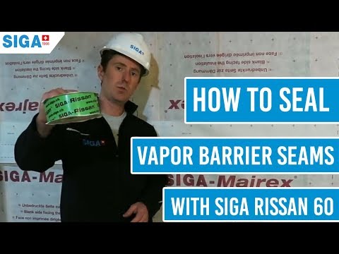 How to Seal Your Smart Vapor Barrier Seams with SIGA Rissan 60
