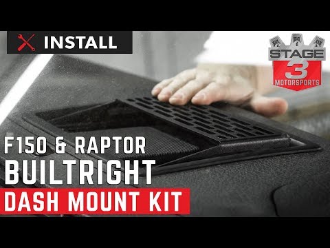 2009 - 2014 F150 & Raptor BuiltRight Industries Dash Mount Install