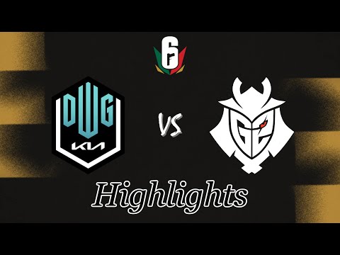 【ほとんど見えません】DWG KIA vs G2 Esports クラブハウス | Six Mexico Major 2021 ハイライト【R6S/レインボーシックス シージ】