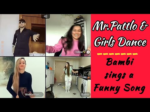 Mr Pattlo and tiktok Girls Dance Video | Bambi sings a song in a funny way |Tiktok Live #tiktokvideo