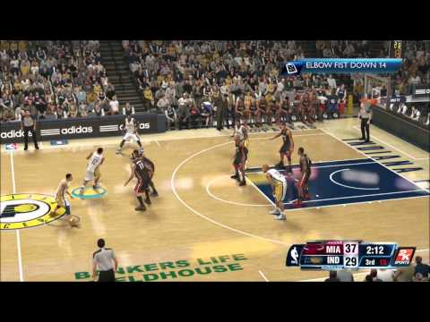 NBA 2K14 Gameplay - Miami Heat vs Indiana Pacers Full Game (Xbox One)