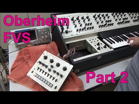 Oberheim Four Voice Synthesizer FVS Repair - Synthchaser #149