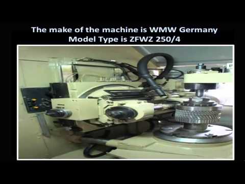 WMW ZFWZ 250/4 (CNC 3 AXIS) Universal Gear Hobber