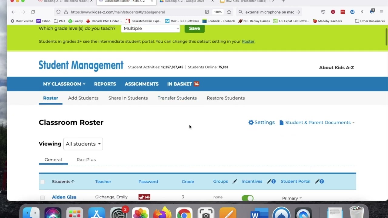 Getting Students Started on Reading A-Z