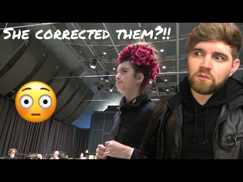 [Industry Ghostwriter] Reacts to: Angelina Jordan Corrects the orchestra- Speak Softly Love