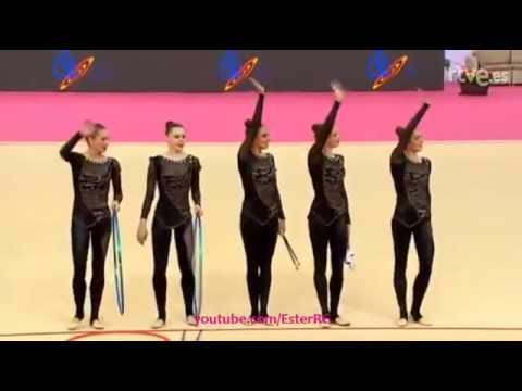 Ukraine 2 hoops + 6 ribbons EF - WC Guadalajara 2016