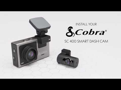 The Cobra SC 400D Smart Dash Cam: Installation Video