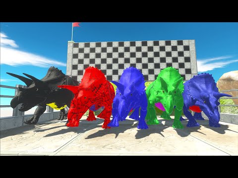 Hunting found Jurassic world evolution 5 Triceratops DC Marvel Superhero - Dinosaurs Race Champions