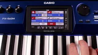 Video thumbnail for Casio Privia PX-560 - Tone Select, Layer, Split, Registrations by Casio Music Gear