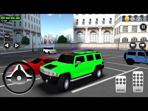 Parking Frenzy 2.0 3D Game #5 - Green Offroad Car City Driving Android Gameplay