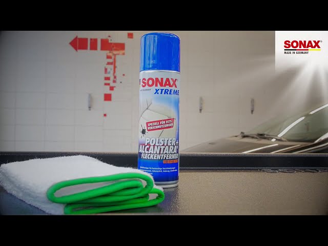 How to use SONAX XTREME Upholstery + Alcantara Cleaner 