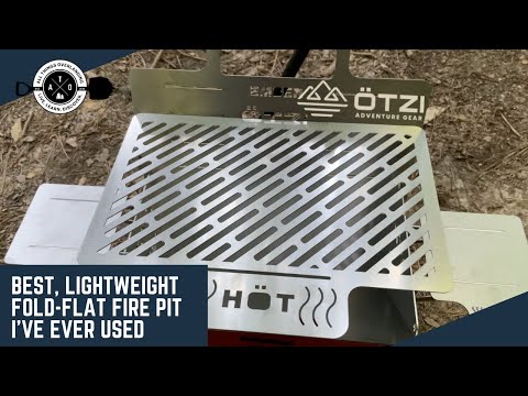 Otzi Ember - Portable Fire Pit and Grill Review - Best Fold Flat Fire Pit I've Ever Used!
