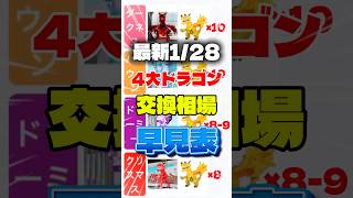 最新1/28ブレインロット4大ドラゴン交換相場 早見表#fortnite #ブレインロット