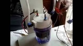 GERADOR DE HIDROGNIO para MOTOS e CARROS at 1.6 - 4 amperes, HHO      #geradordehidrognio