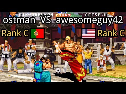 Real Bout Fatal Fury 2: ostman (PT, Rank C)  vs awesomeguy42 (US, Rank C)