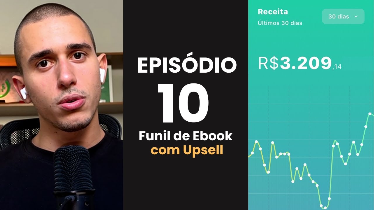 EP.10 - Como Ganhei R$3.000 em 25 Dias Vendendo Ebook com Upsell (Estratégia Completa)