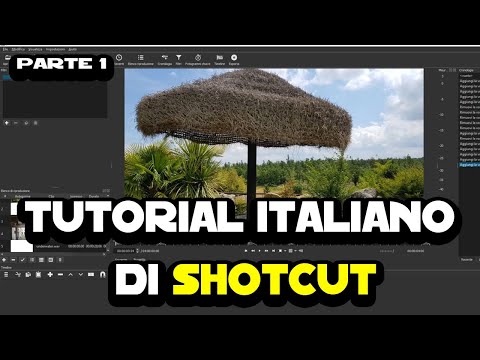 Tutorial italiano di Shotcut - Parte 1 - Interfaccia e timeline