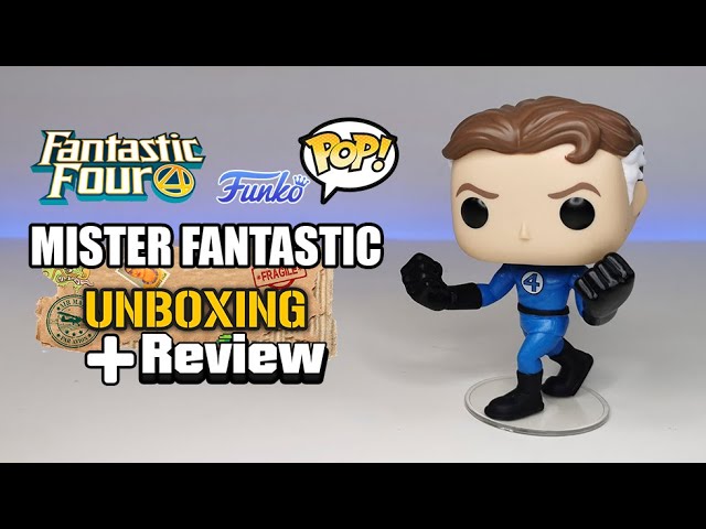 Vídeo relacionado con Funko Pop! Marvel: Fantastic Four - Mr. Fantastic - Figura de Vinilo Coleccionable - Idea de Regalo - Mercancía Oficial - Juguetes para niños y Adultos - Figura Modelo para coleccionistas